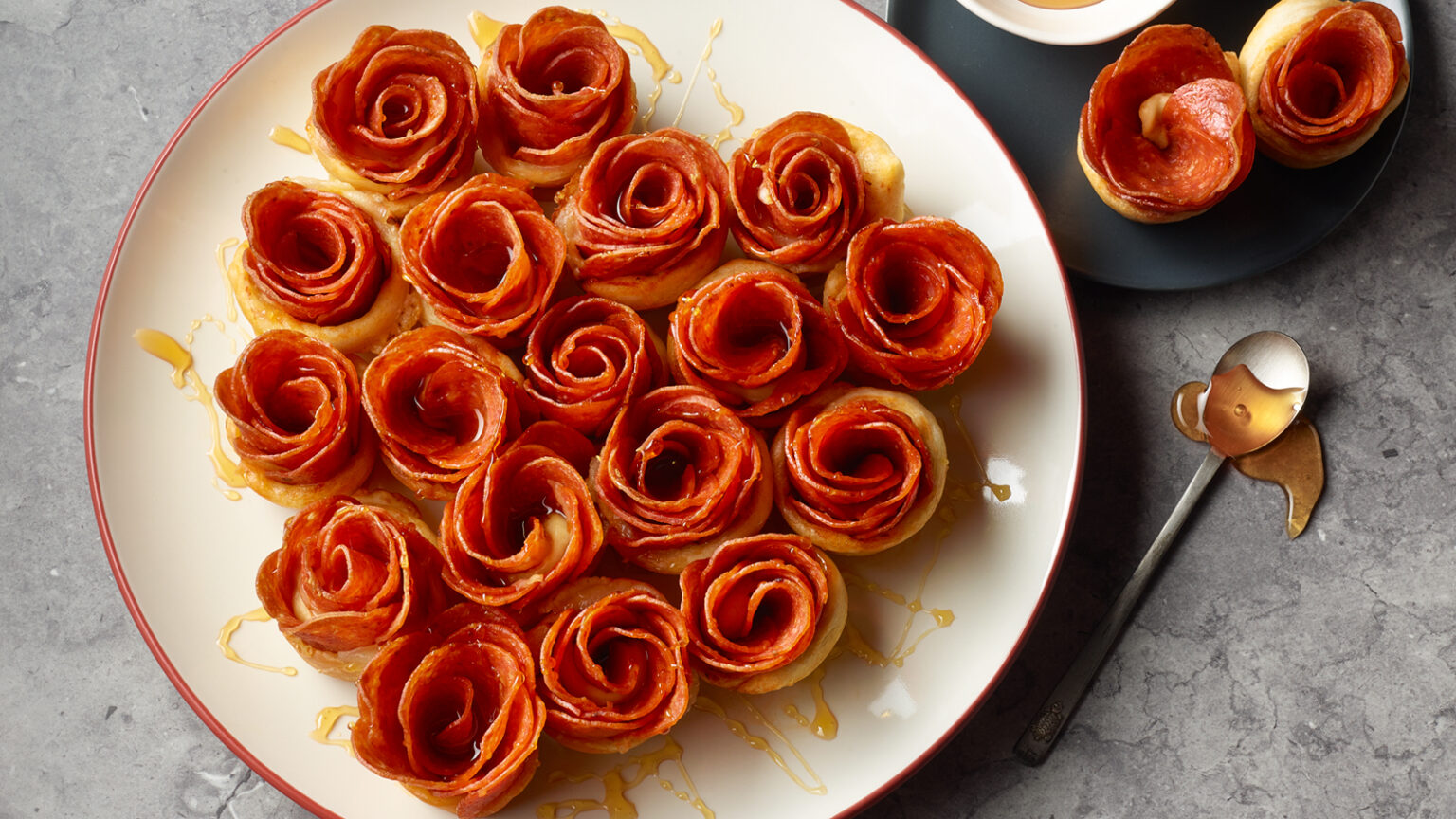 Pepperoni Roses and Hot Honey Hormel Flavorscapes